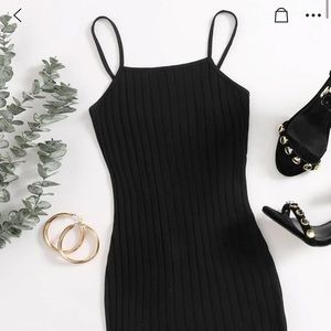 Bodycon ribbed dress